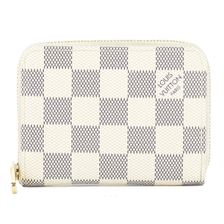 L*V Damier Azur Zippy Coin Purse (Pre Owned)