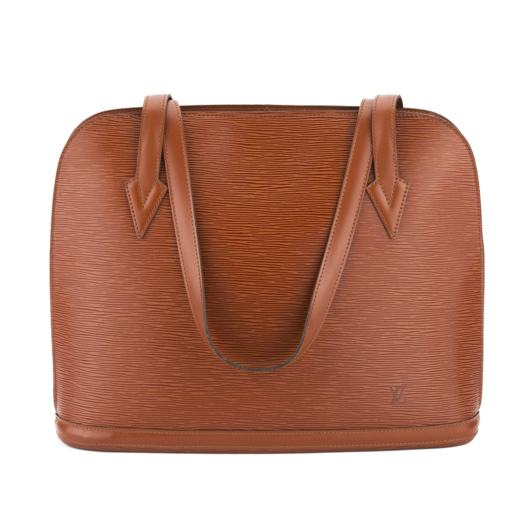 L*V Kenyan Brown Epi Lussac Tote Bag (Pre Owned)