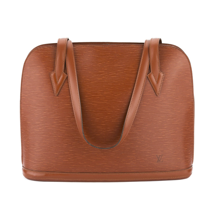 L*V Kenyan Brown Epi Lussac Tote Bag (Pre Owned)
