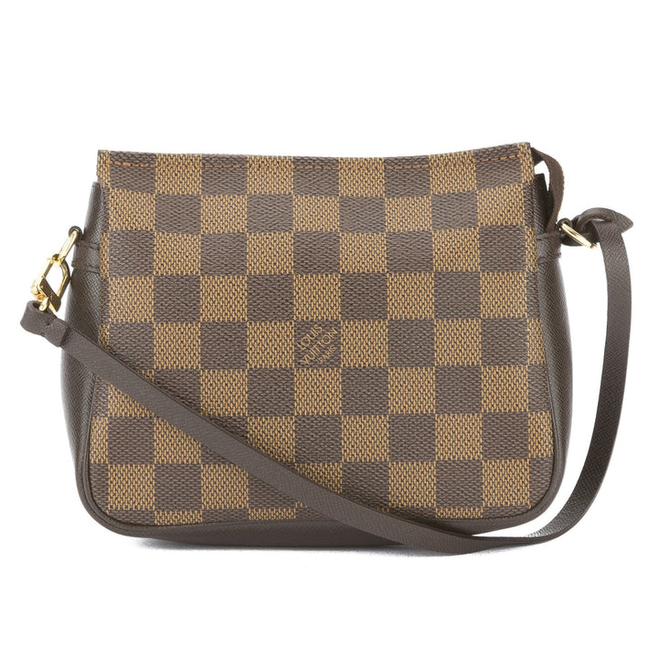 L*V Damier Ebene Trousse Cosmetic Tote Bag (Pre Owned)