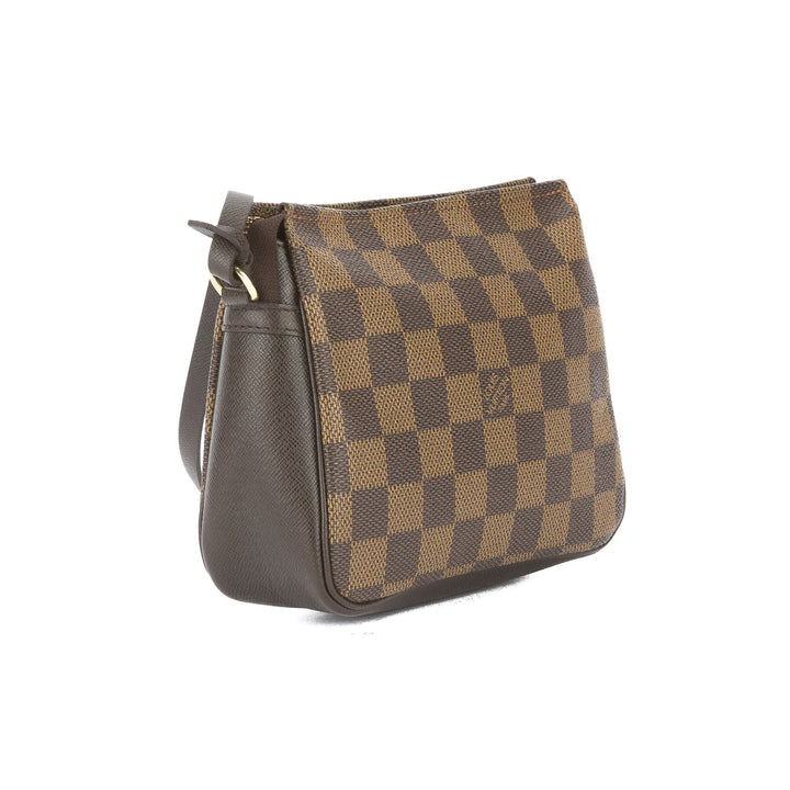 L*V Damier Ebene Trousse Cosmetic Tote Bag (Pre Owned)