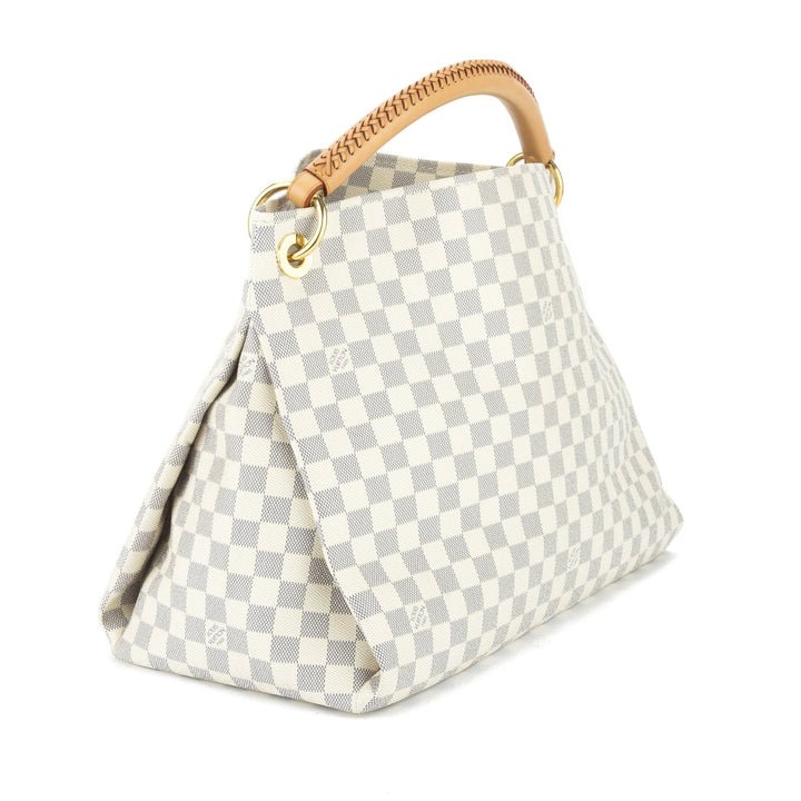 L*V Damier Azur Artsy MM Bag (Pre Owned)