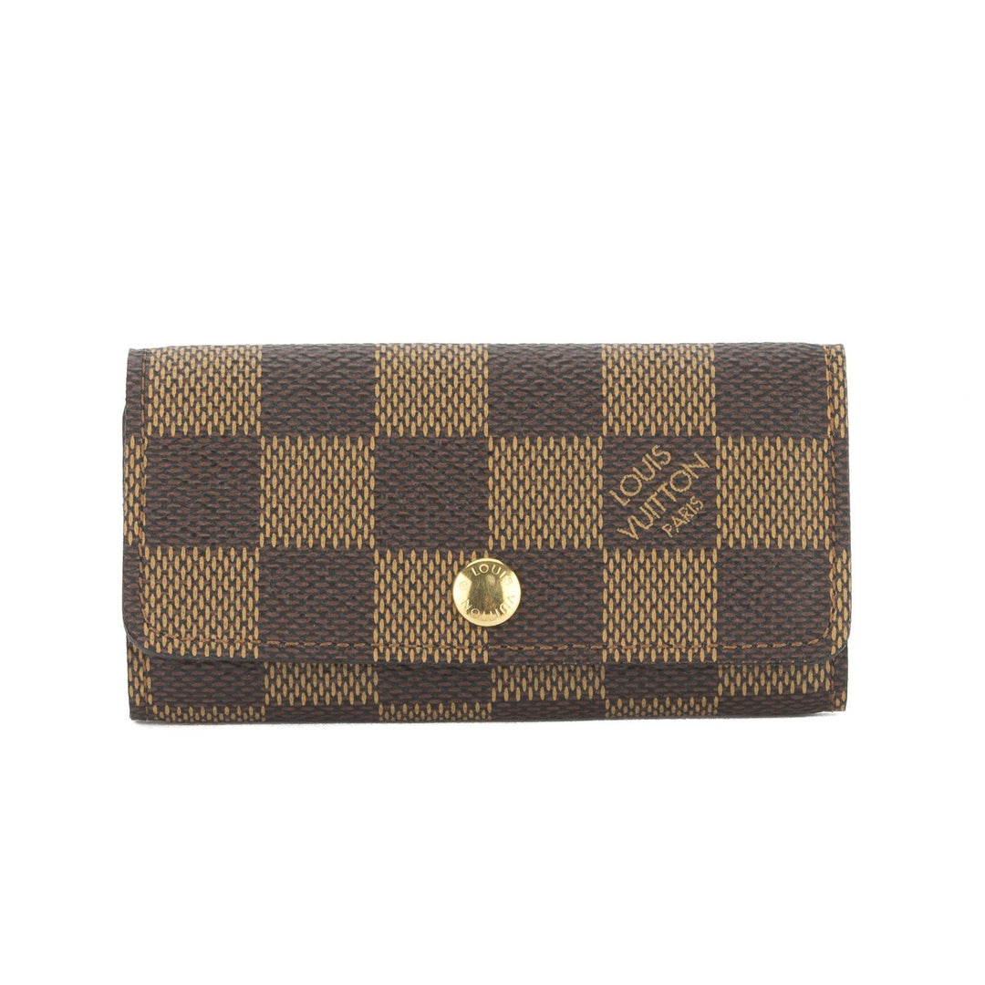 L*V Damier Ebene Multicles 4-Key Case (Pre Owned)