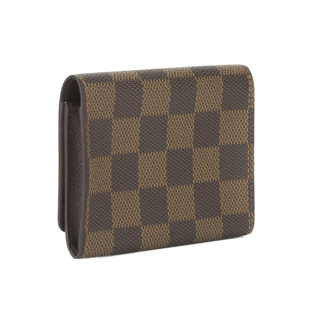 L*V Damier Ebene Enveloppe Cartes De Visite Card Case (Pre Owned)