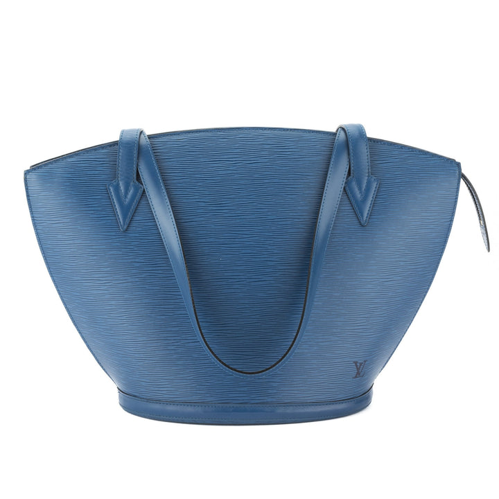 L*V Blue Epi Saint Jacques Shopping Tote (Pre Owned)