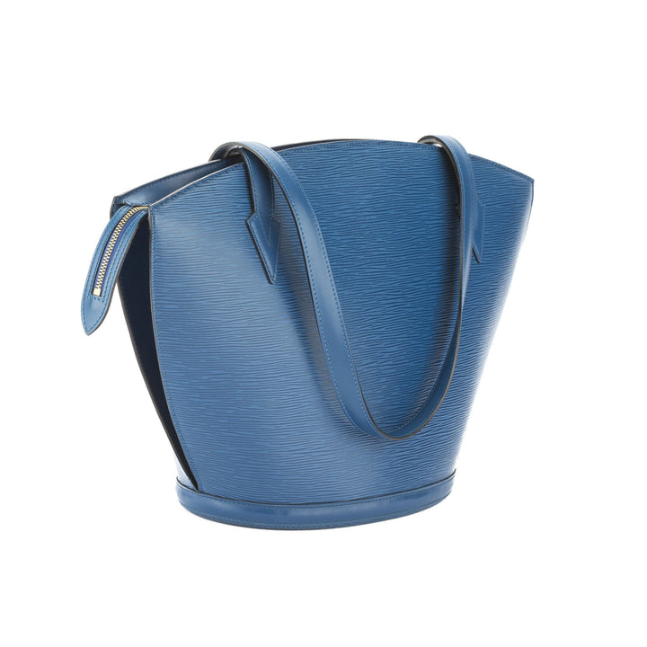 L*V Blue Epi Saint Jacques Shopping Tote (Pre Owned)