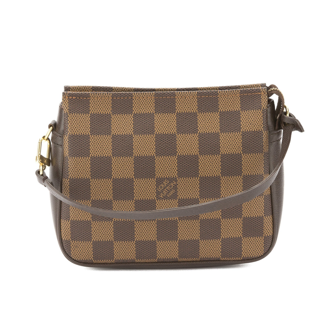 L*V Damier Ebene Trousse Cosmetic Tote Bag (Pre Owned)