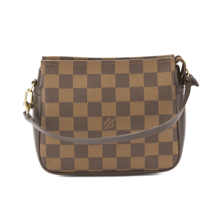 L*V Damier Ebene Trousse Cosmetic Tote Bag (Pre Owned)