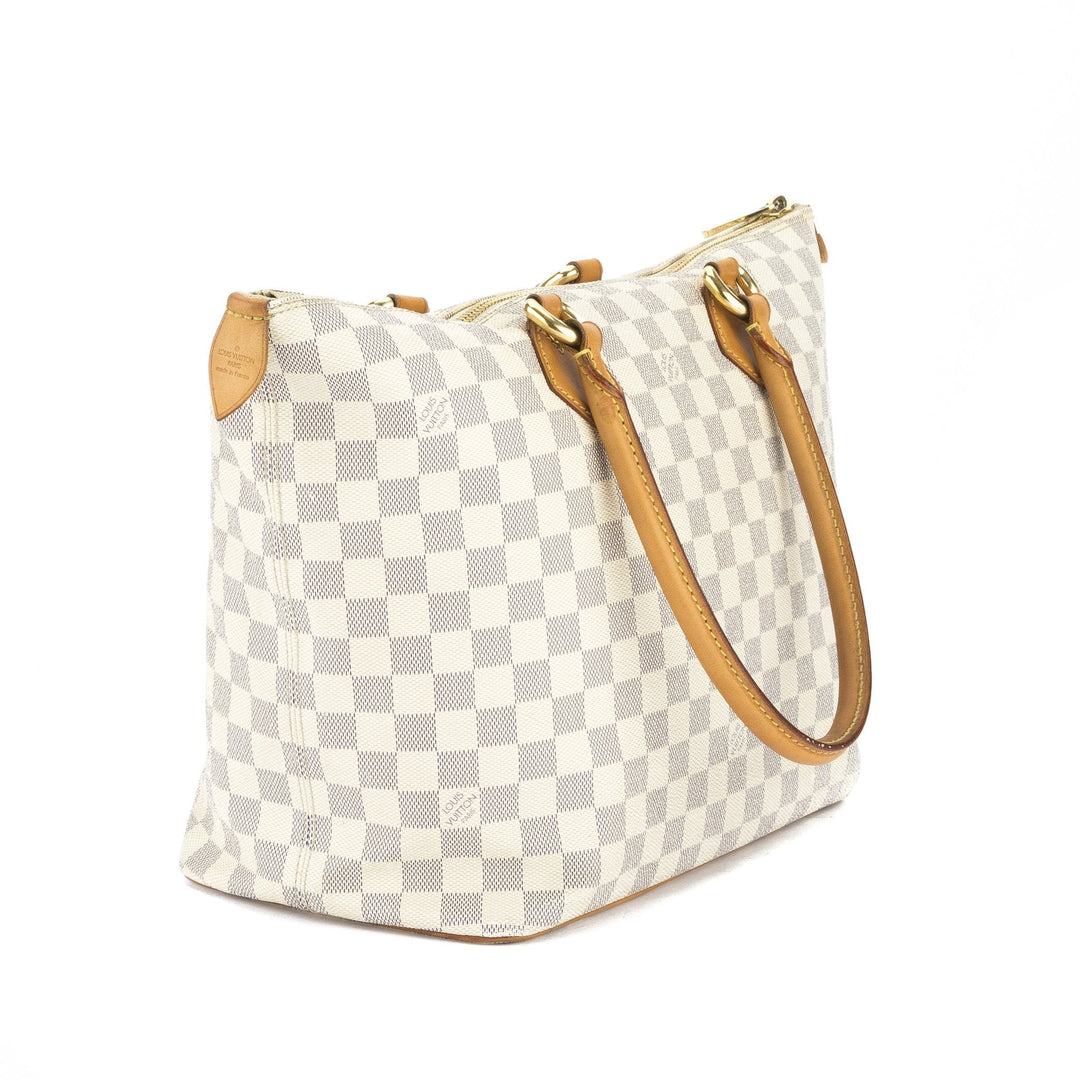 L*V Damier Azur Saleya MM Bag (Pre Owned)