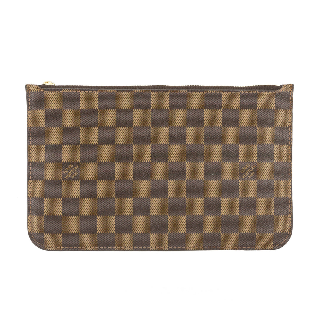 L*V Damier Ebene Neverfull Pochette Purse Clutch(Pre Owned)