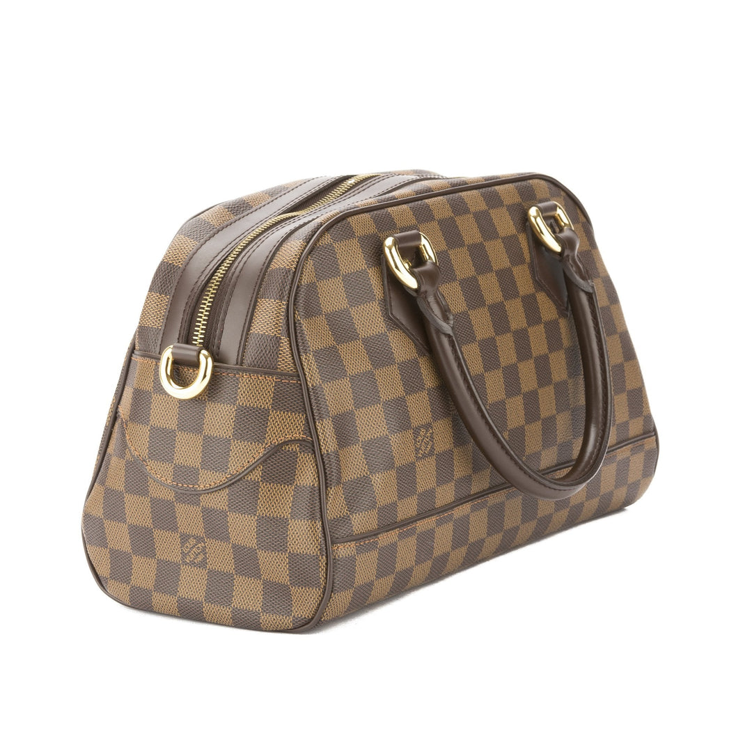L*V Damier Ebene Duomo Boston Bag (Pre Owned)