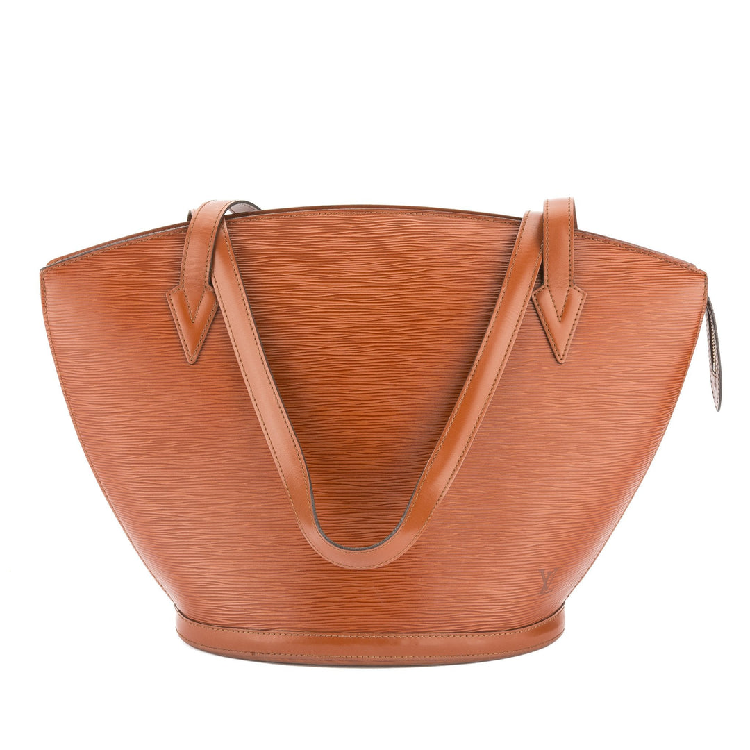 L*V Fauve Kenyan Epi Saint Jacques Shopping Tote (Pre Owned)