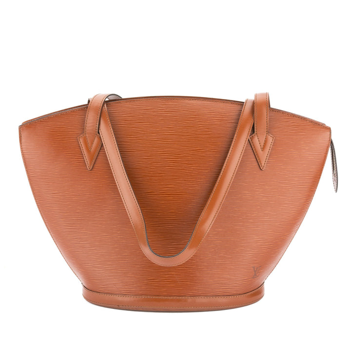 L*V Fauve Kenyan Epi Saint Jacques Shopping Tote (Pre Owned)