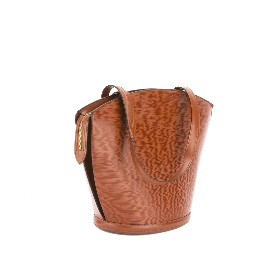 L*V Fauve Kenyan Epi Saint Jacques Shopping Tote (Pre Owned)