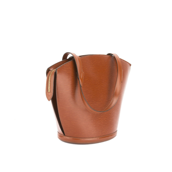 L*V Fauve Kenyan Epi Saint Jacques Shopping Tote (Pre Owned)