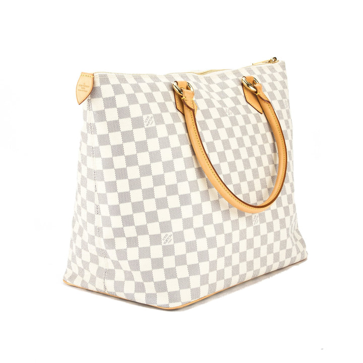 L*V Damier Azur Saleya GM Bag (Pre Owned)