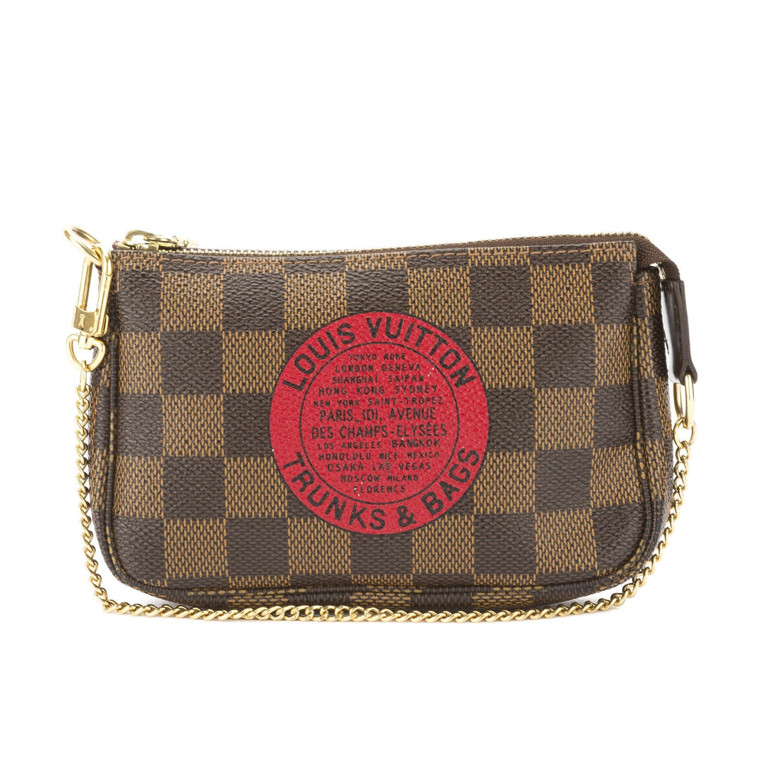 L*V Damier Ebene Mini Pochette TB Accessoires Bag (Pre Owned)