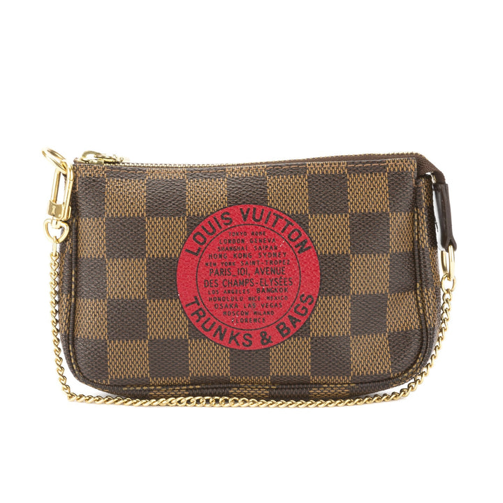 L*V Damier Ebene Mini Pochette TB Accessoires Bag (Pre Owned)