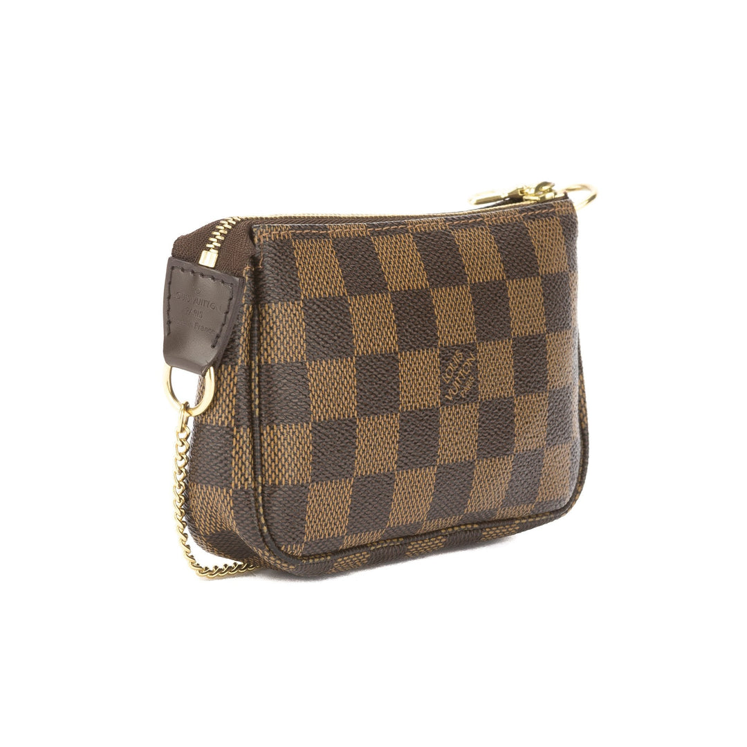 L*V Damier Ebene Mini Pochette TB Accessoires Bag (Pre Owned)
