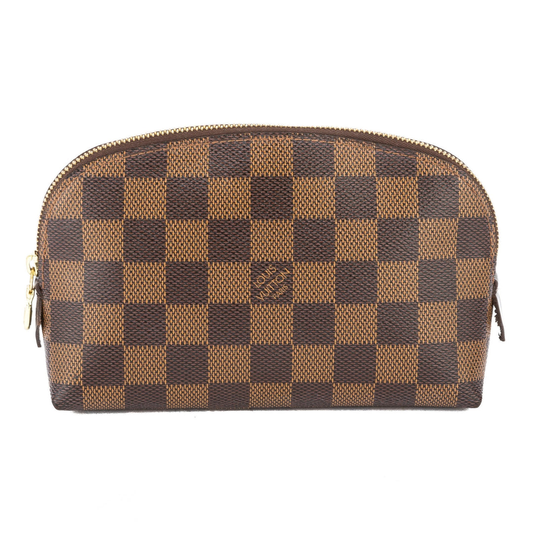 L*V Damier Ebene Cosmetic Pouch (Pre Owned)