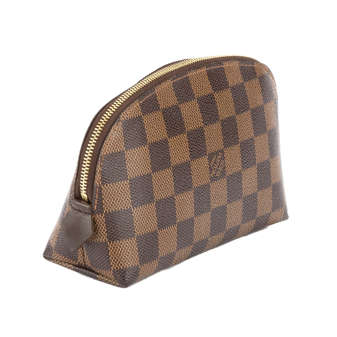 L*V Damier Ebene Cosmetic Pouch (Pre Owned)