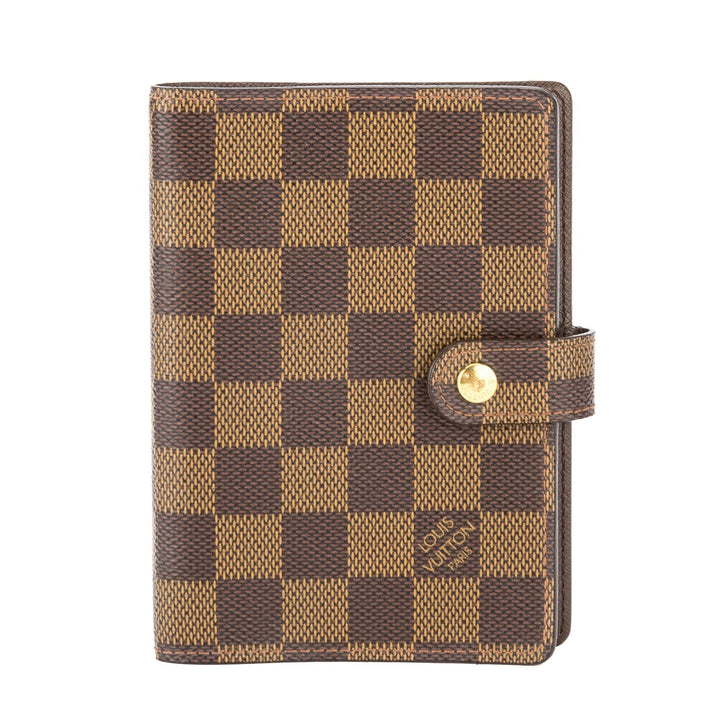 L*V Damier Ebene Agenda PM Day Planner Cover (Pre Owned)