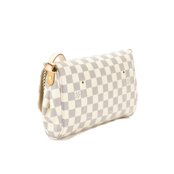 L*V Damier Azur Favorite MM Bag (Pre Owned)