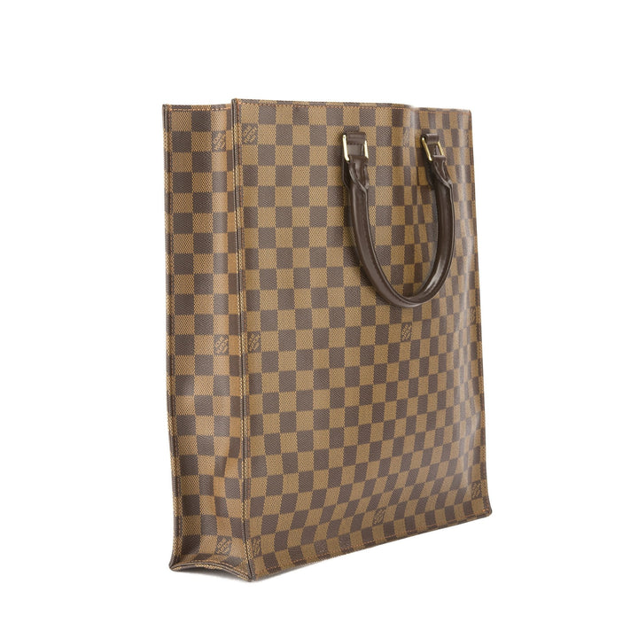 L*V Damier Ebene Sac Plat Bag (Pre Owned)