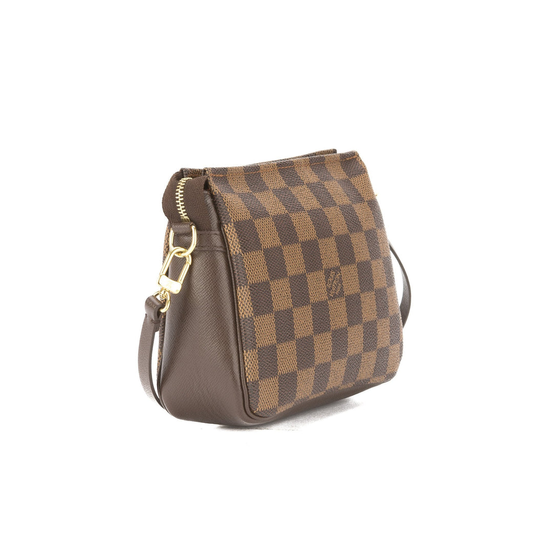 L*V Damier Ebene Trousse Cosmetic Tote Bag (Pre Owned)