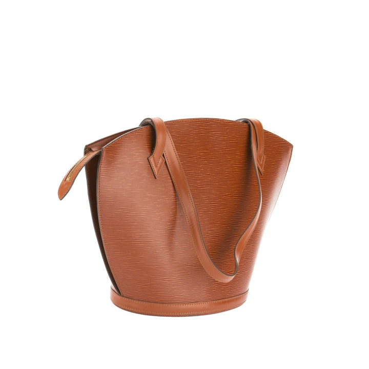 L*V Kenyan Brown Epi Saint Jacques Shopping Tote (Pre Owned)