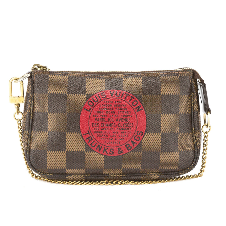 L*V Damier Ebene Mini Pochette TB Accessoires Bag (Pre Owned)