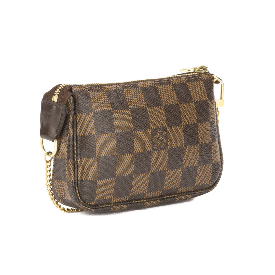 L*V Damier Ebene Mini Pochette TB Accessoires Bag (Pre Owned)