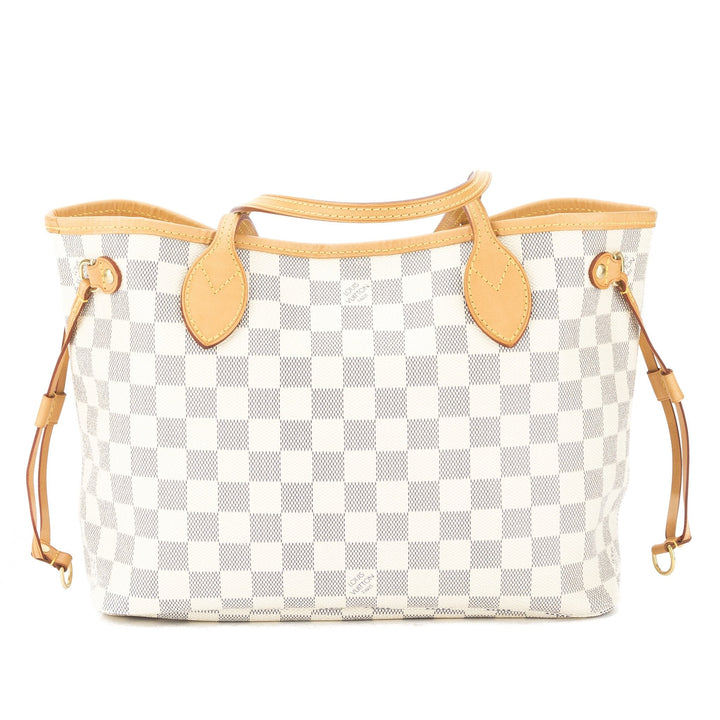 L*V Damier Azur Neverfull PM Bag (Pre Owned)
