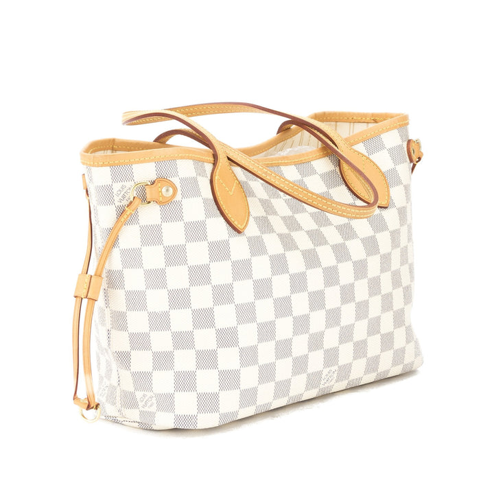 L*V Damier Azur Neverfull PM Bag (Pre Owned)