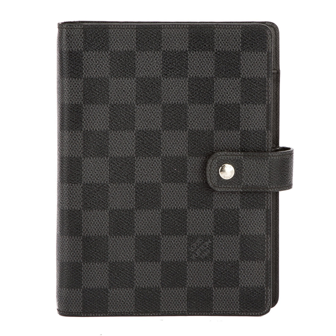 L*V Damier Graphite Agenda Fonctionnel MM (Pre Owned)