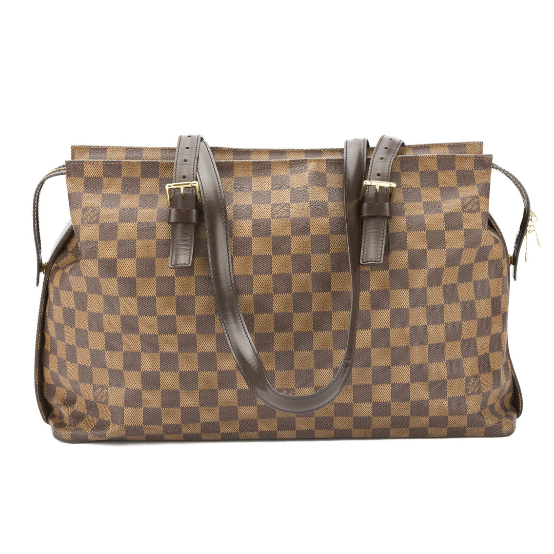 L*V Damier Ebene Chelsea Tote Bag (Pre Owned)