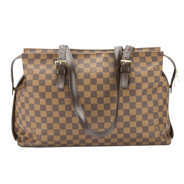L*V Damier Ebene Chelsea Tote Bag (Pre Owned)