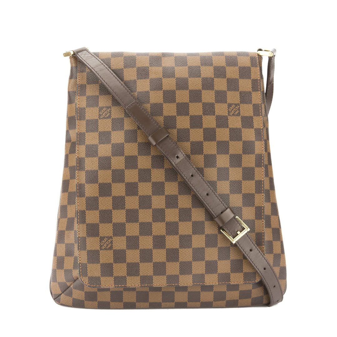 L*V Damier Ebene Musette Salsa GM Bag (Pre Owned)