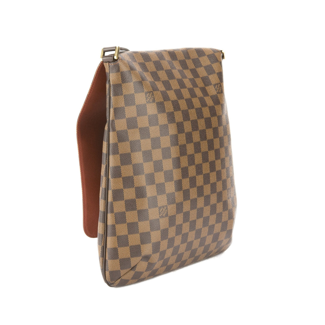 L*V Damier Ebene Musette Salsa GM Bag (Pre Owned)