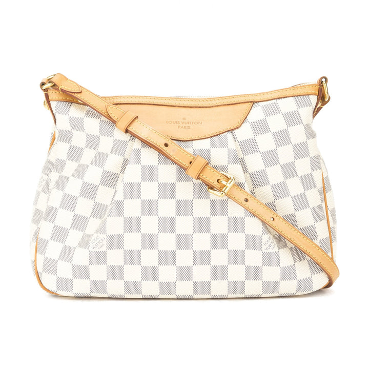 L*V Damier Azur Siracusa PM Bag (Pre Owned)
