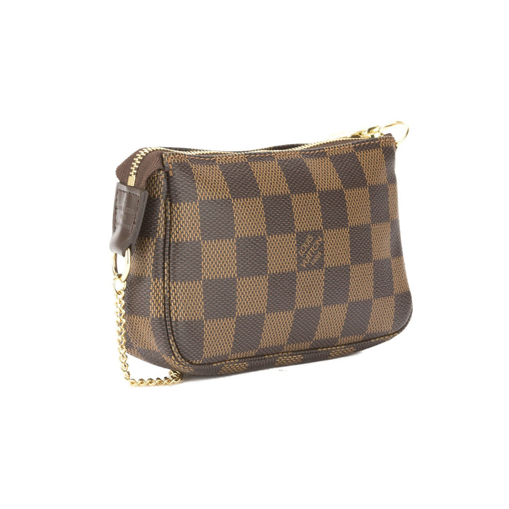 L*V Damier Ebene Mini Pochette Accessoires Bag (Pre Owned)