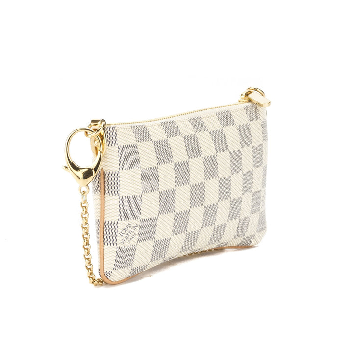 L*V Damier Azur Pochette Milla MM Bag (Pre Owned)