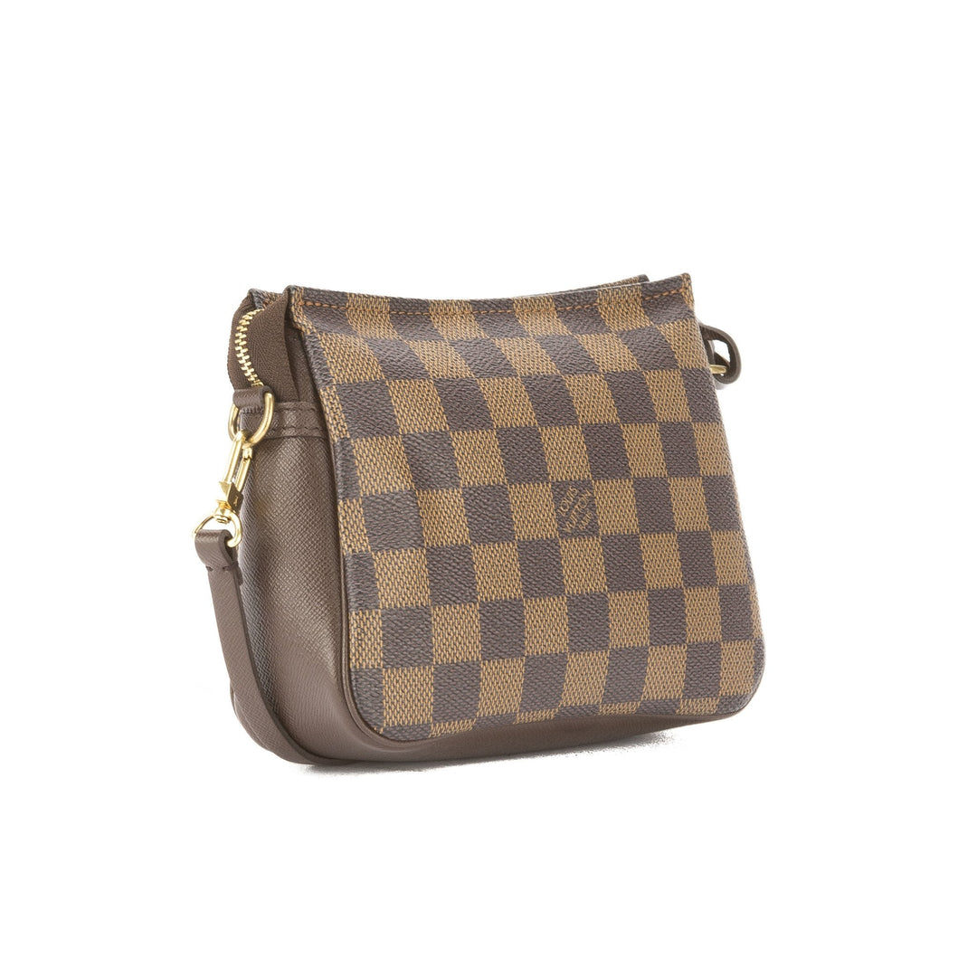 L*V Damier Ebene Trousse Cosmetic Tote Bag (Pre Owned)