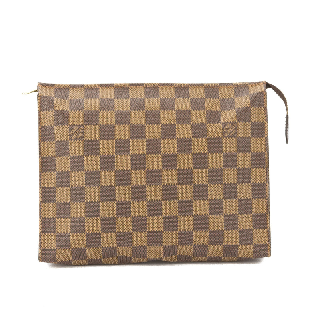 L*V Damier Ebene Poche Toilette 26 Bag (Pre Owned)