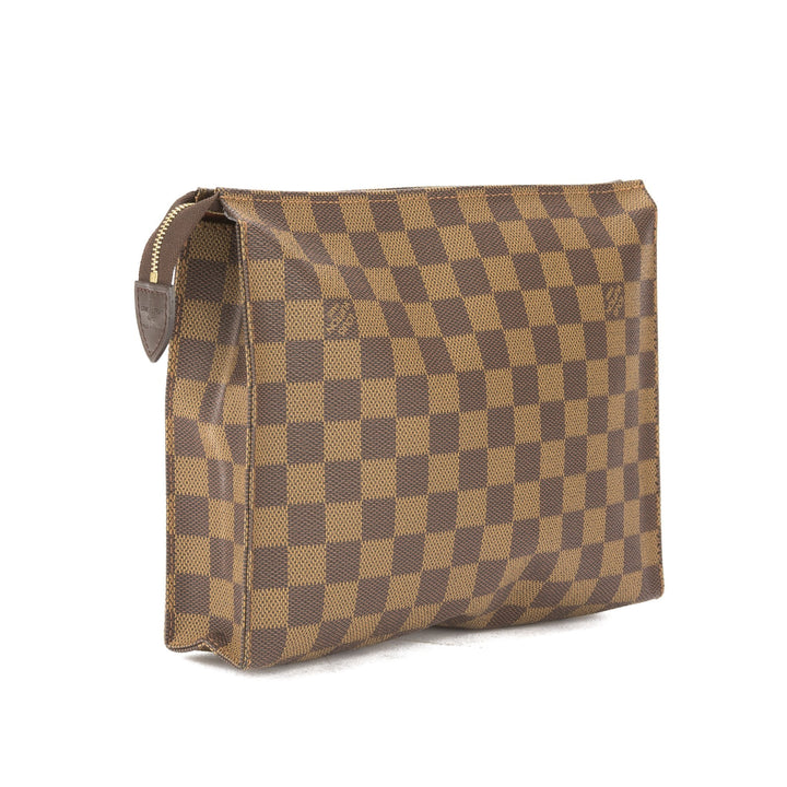 L*V Damier Ebene Poche Toilette 26 Bag (Pre Owned)