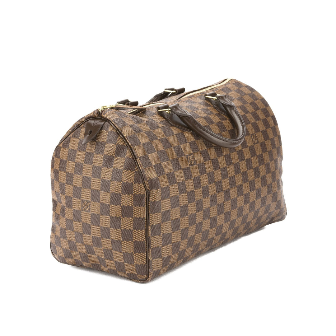 L*V Damier Ebene Speedy 35 Bag (Pre Owned)