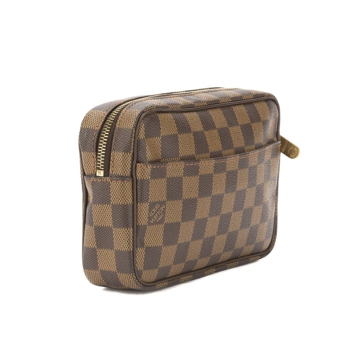 L*V Damier Ebene Pochette Billets Macao Bag (Pre Owned)