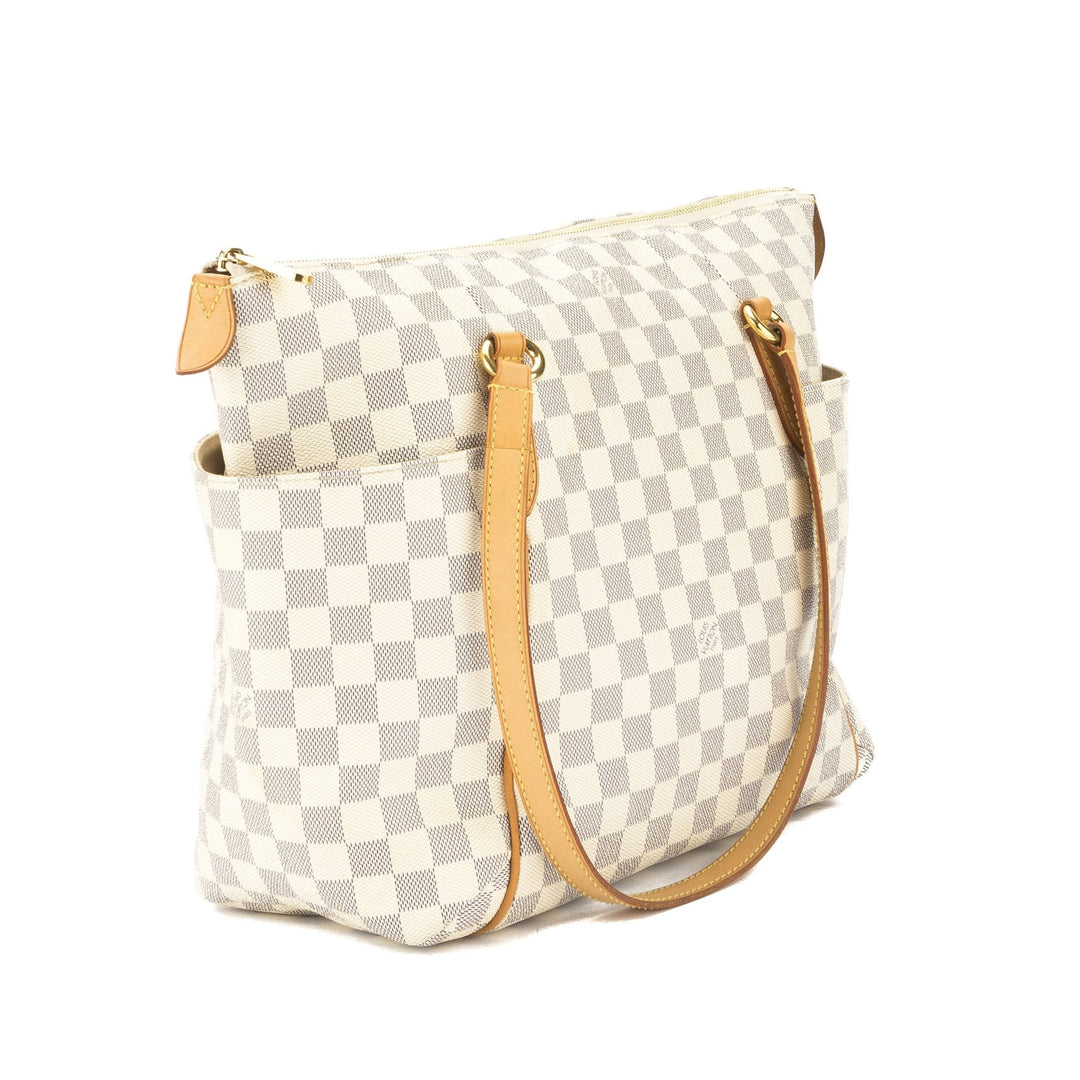 L*V Damier Azur Totally MM Bag (Pre Owned)