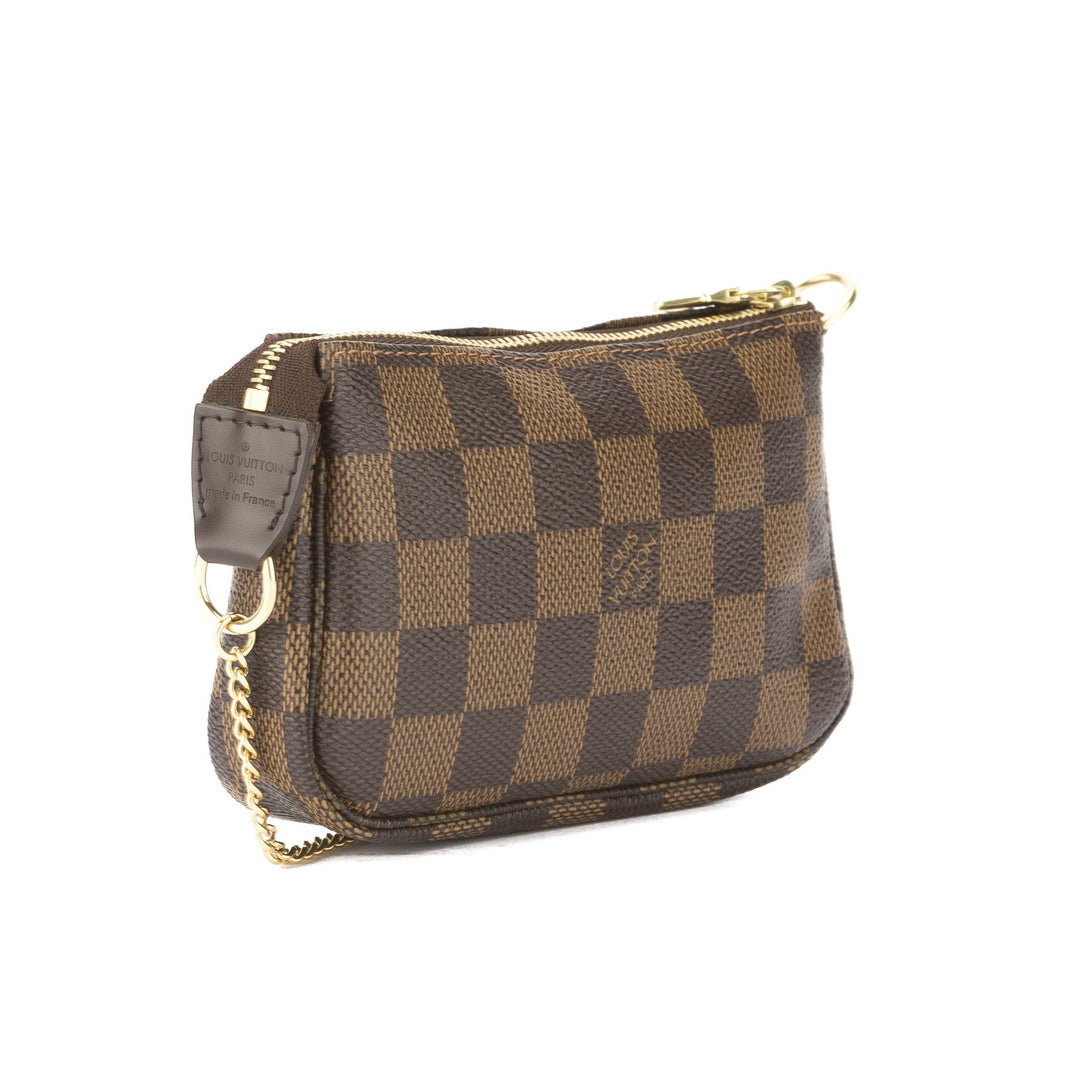 L*V Damier Ebene Mini Pochette TB Accessoires Bag (Pre Owned)
