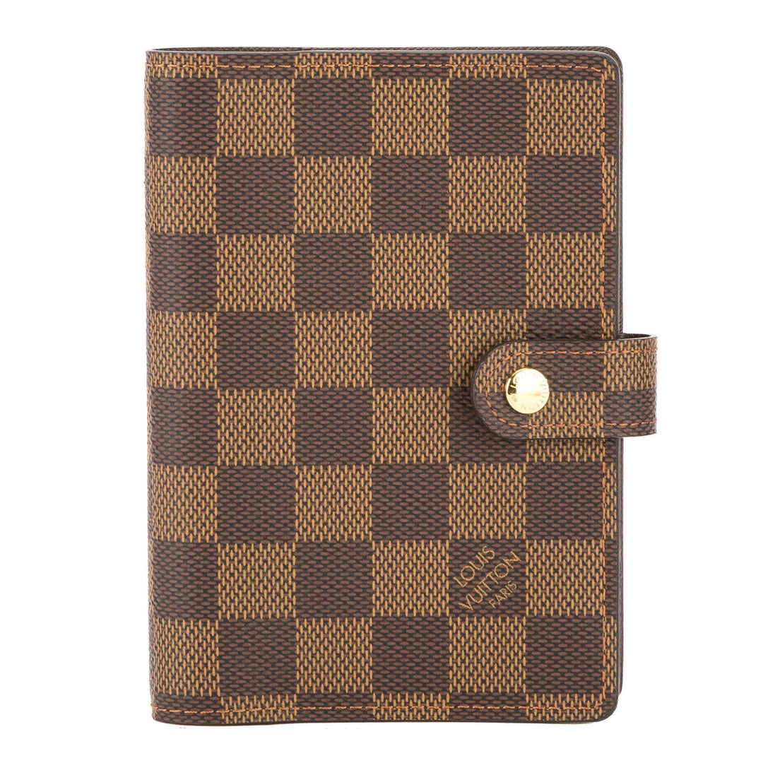 L*V Damier Ebene Agenda PM Day Planner Cover (Pre Owned)